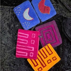 Colorful Felt Coasters Set